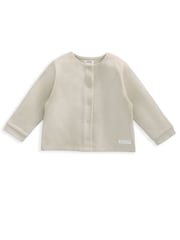 Conjunto de chaqueta, bodi y leggings de punto de algodón 100 % en marrón con patitos de Mamas & Papas - Imagen 8 de 10
