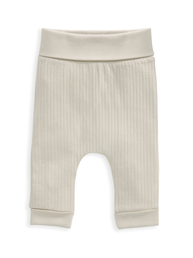 Mamas & Papas 100% Cotton Duckling Brown Jersey Jachetă Body And Colanți Set - Image 9 of 10