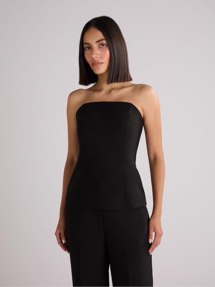 Ro&Zo Black Bandeau Top - Image 1 of 2