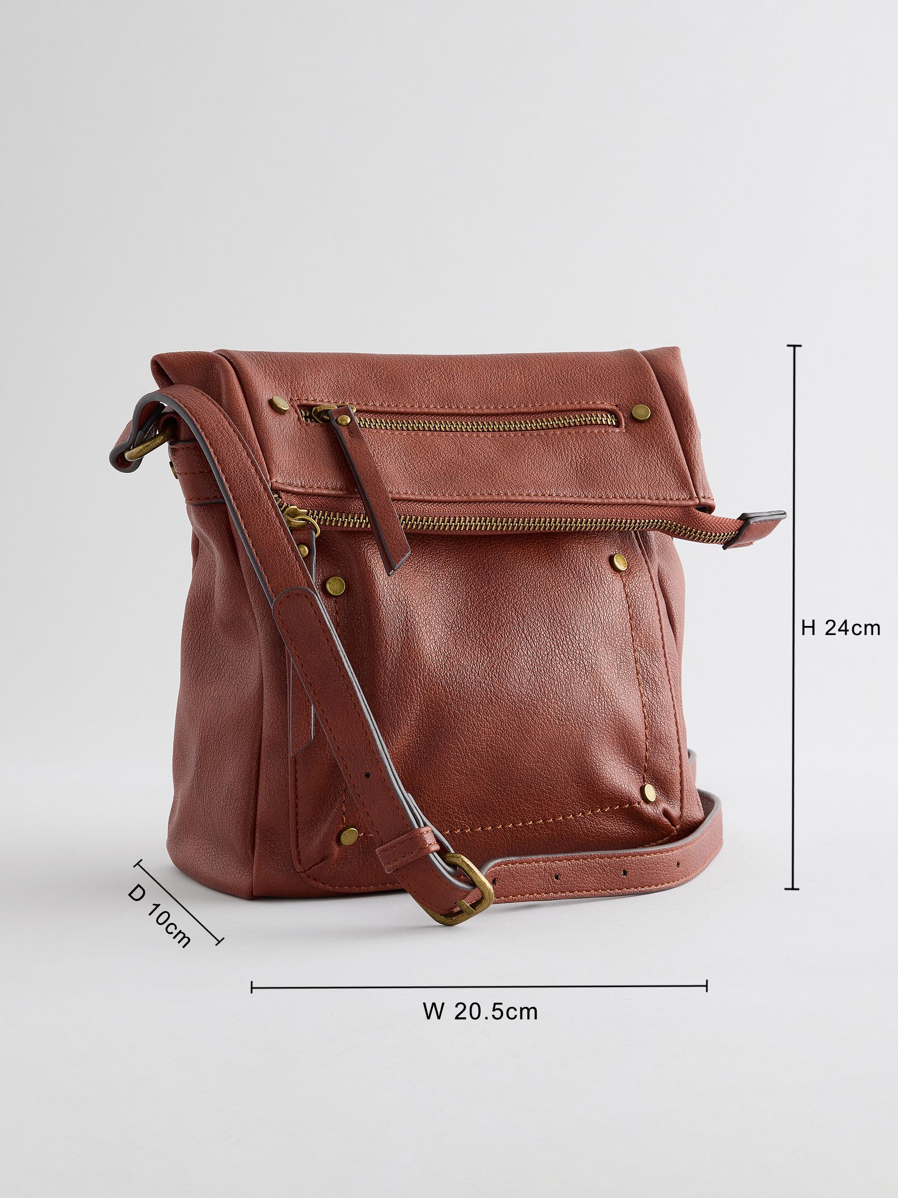 Buy Tan Brown Washed Messenger Bag from Next USA