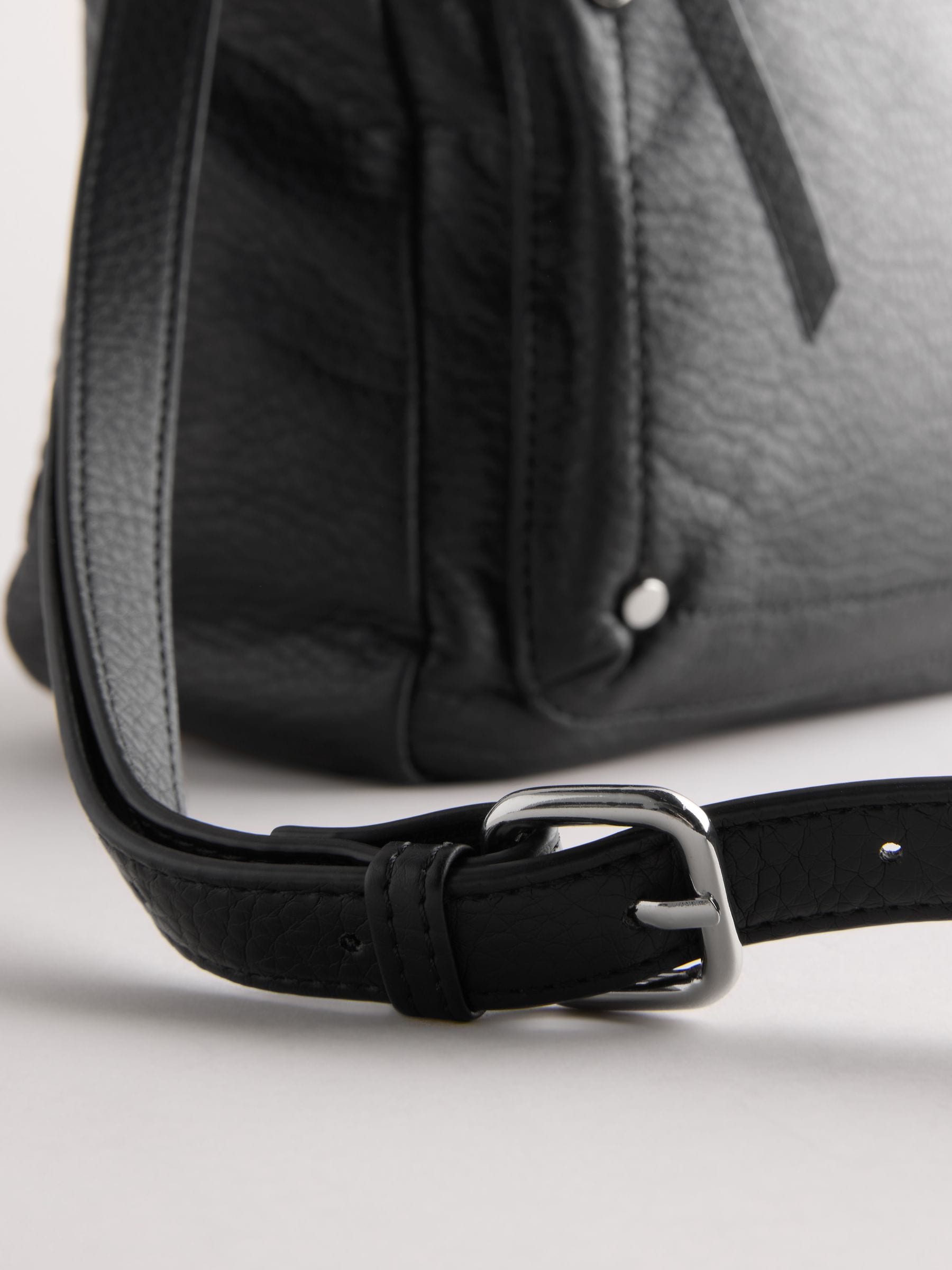 Buy Black Washed Messenger Bag from Next Poland