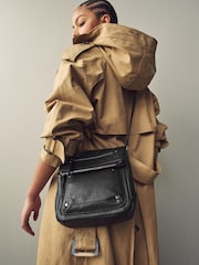 Negro - Bolso messenger lavado - Imagen 2 de 12