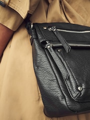 Negro - Bolso messenger lavado - Imagen 3 de 12