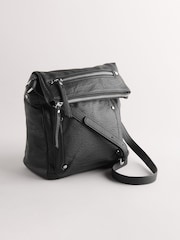 Negro - Bolso messenger lavado - Imagen 5 de 12