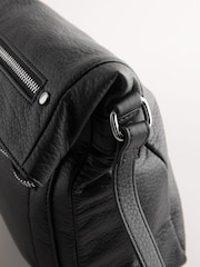 Negro - Bolso messenger lavado - Imagen 8 de 12