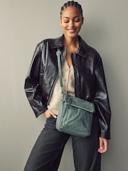 Blue Washed Messenger Bag - Image 1 of 11