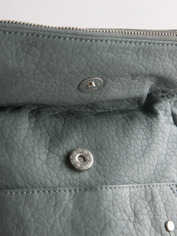 Blue Washed Messenger Bag - Image 10 of 11