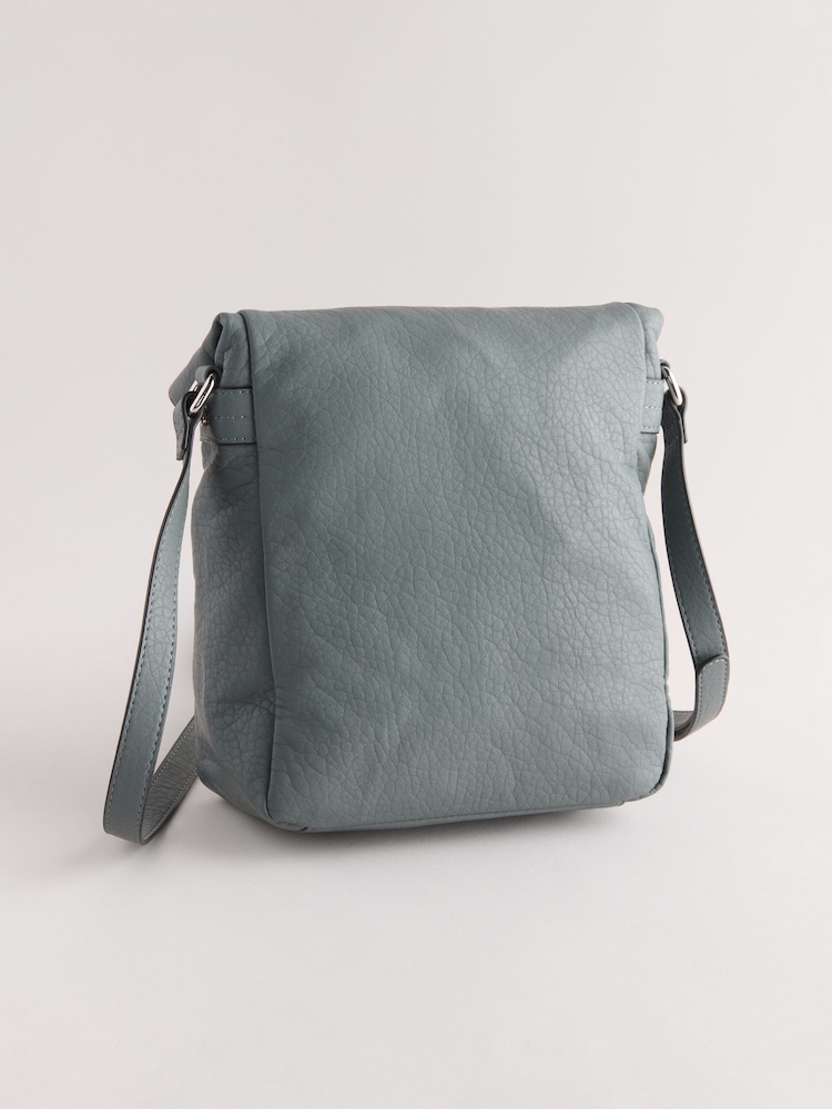 Blue Washed Messenger Bag - Image 6 of 11