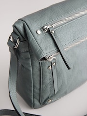 Blue Washed Messenger Bag - Image 7 of 11
