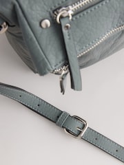 Blue Washed Messenger Bag - Image 9 of 11