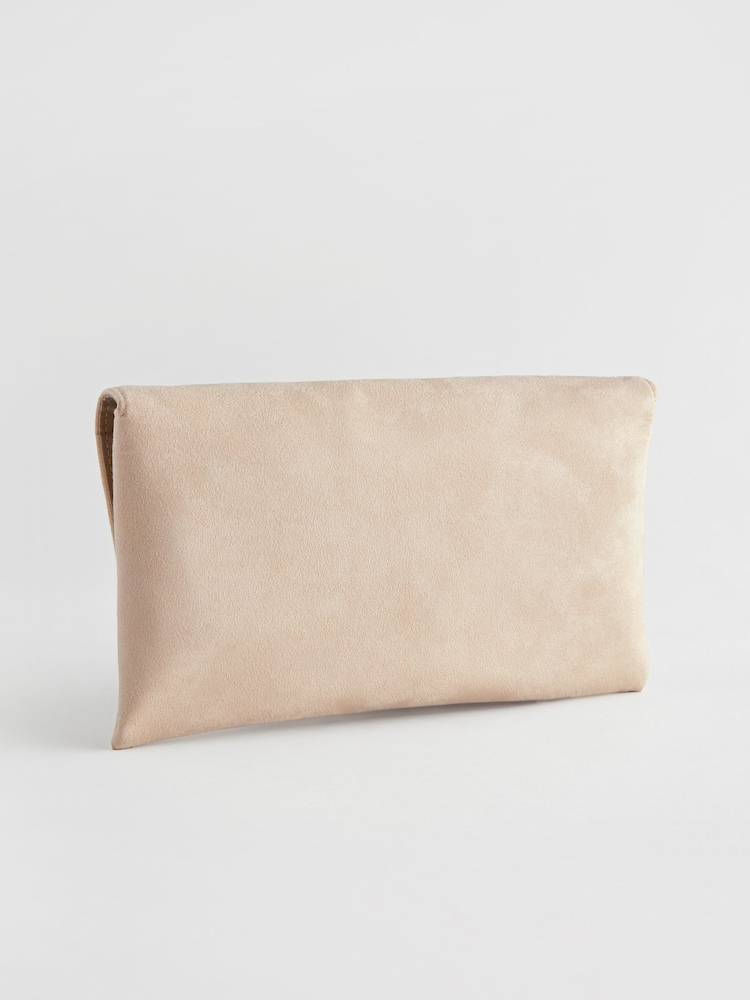 Nude - Clutch-Tasche mit abnehmbarer Kette - Bild 2 von 6
