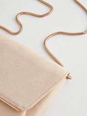 Nude - Clutch-Tasche mit abnehmbarer Kette - Bild 6 von 6