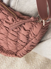 Pink Ruched Sling Bag - Image 3 of 8