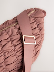 Pink Ruched Sling Bag - Image 8 of 8