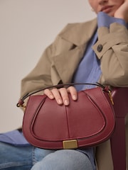 Burgundy Red Saddle Bag - Image 1 of 12