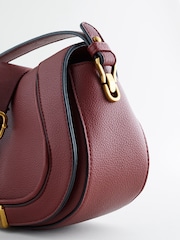 Burgundy Red Saddle Bag - Image 10 of 12