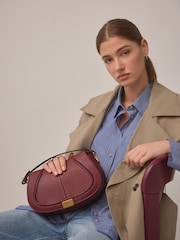 Burgundy Red Saddle Bag - Image 2 of 12