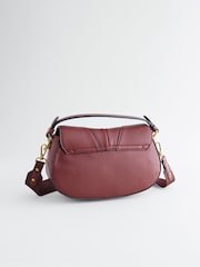 Burgundy Red Saddle Bag - Image 9 of 12