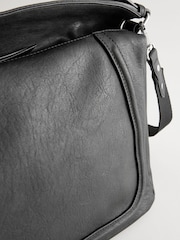 Black Slouchy Cross-Body Bag - Image 10 of 10