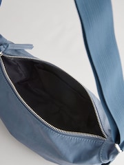 Blau - Umhängetasche mit Riemen - Bild 9 von 9