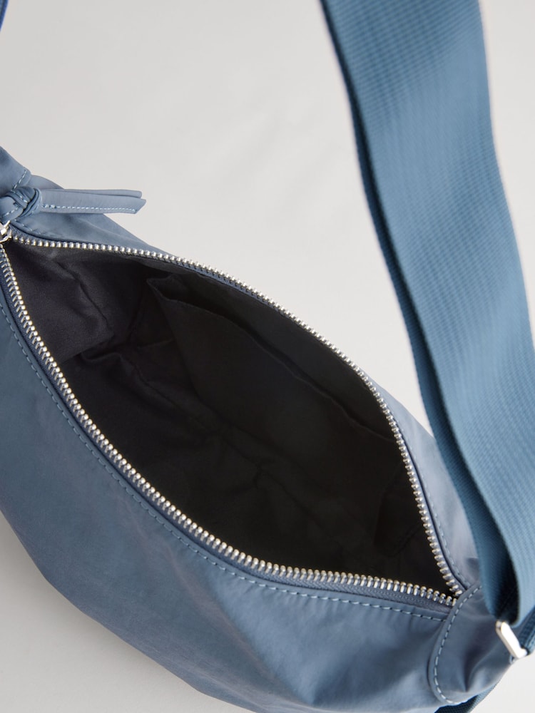 Blau - Umhängetasche mit Riemen - Bild 9 von 9