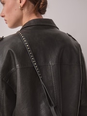 Black Stud Sling Boho Bag - Image 6 of 6