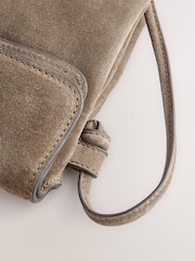 Tan Brown Leather Flap Cross-Body Bag - Image 8 of 17