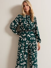 Phase Eight Green Micaela Twist Neck Jumpsuit - Image 3 of 6