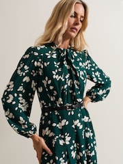 Phase Eight Green Micaela Twist Neck Jumpsuit - Image 5 of 6