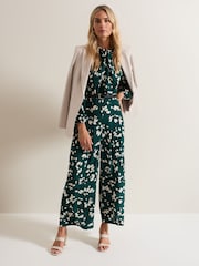 Phase Eight Green Micaela Twist Neck Jumpsuit - Image 6 of 6