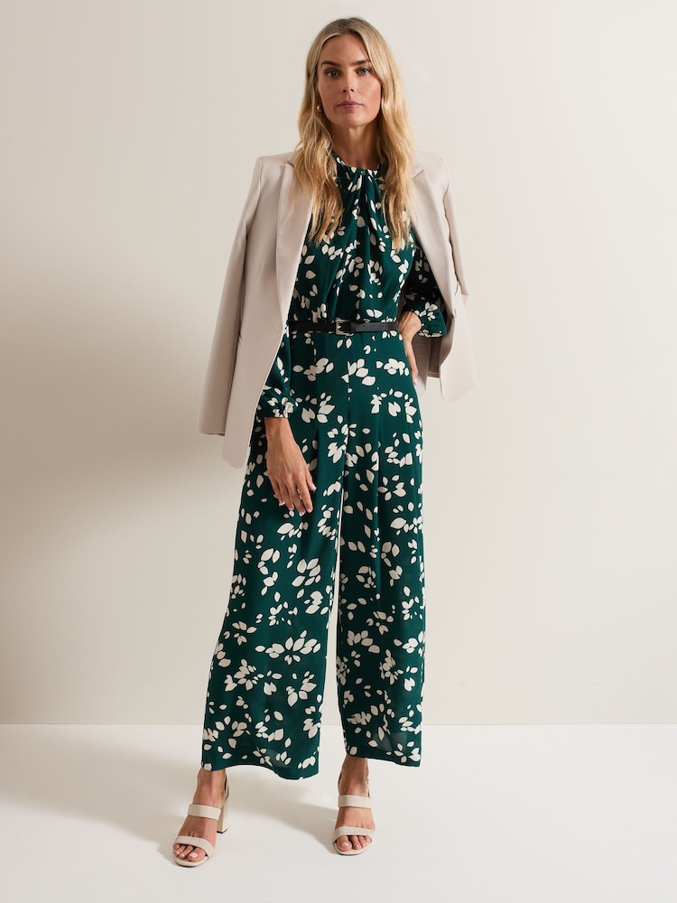 Phase Eight Green Micaela Twist Neck Jumpsuit - Image 6 of 6