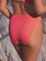 Orange/Pink High Leg Bikini Bottoms - Image 3 of 3