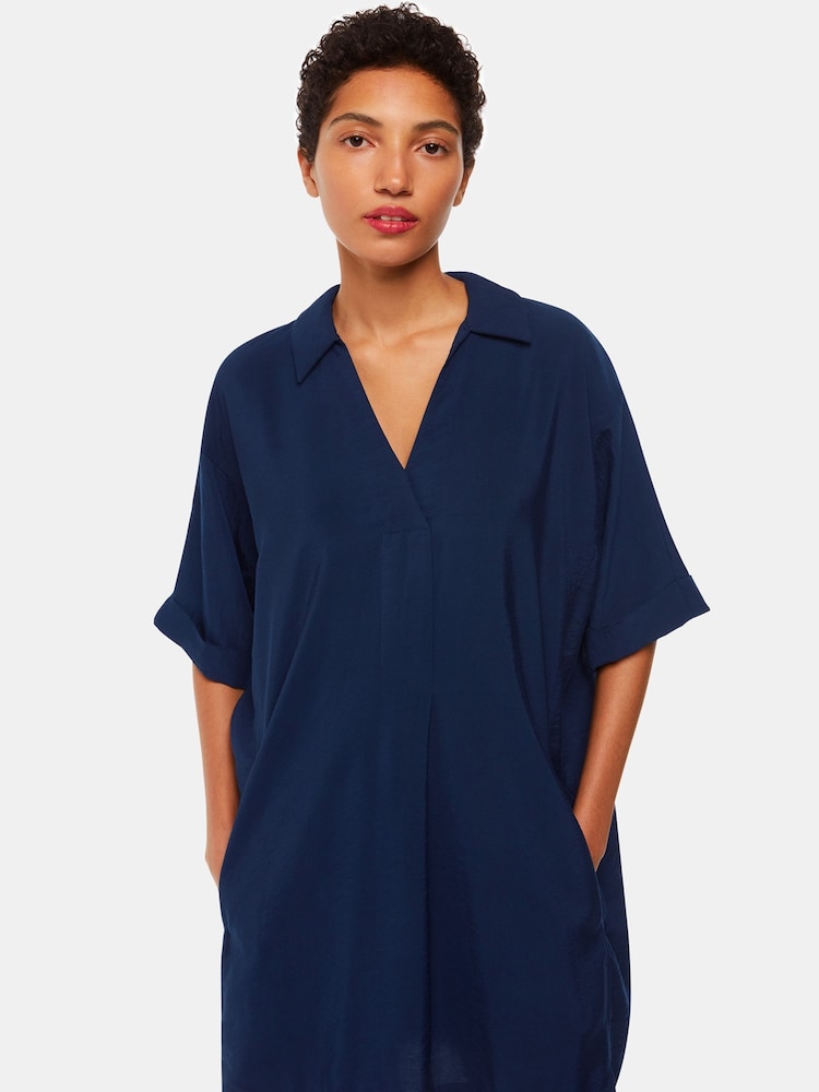 Vestido azul Melanie de Whistles - Imagen 1 de 5