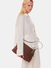Whistles Paloma Suede Shoulder Maro Bag - Image 5 of 5