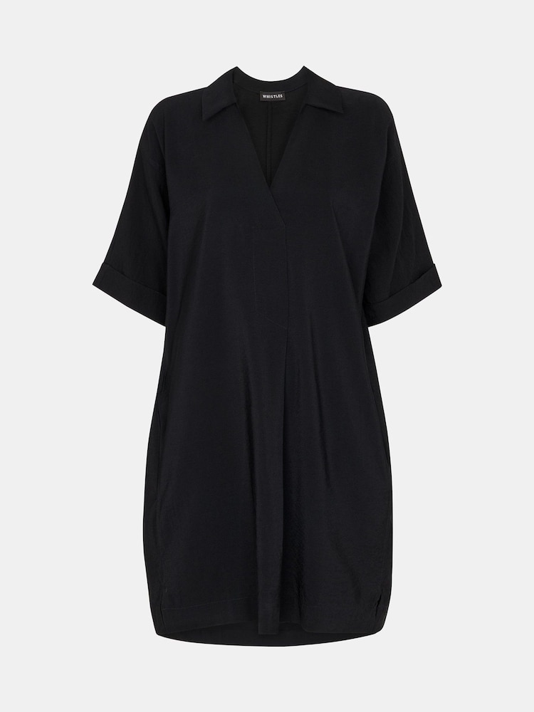Whistles Melanie Black Dress - Image 5 of 5