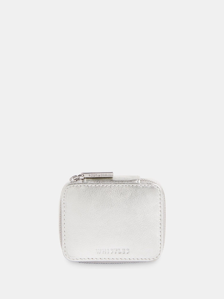 Whistles Silver Lotta Mini Jewellery Box - Image 1 of 3