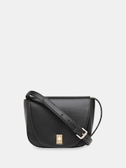 Whistles Carlota Turnlock Satchel Black Bag - Image 1 of 5