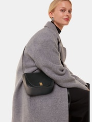 Whistles Carlota Turnlock Satchel Black Bag - Image 3 of 5