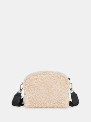 Whistles Bibi Borg Crossbody Nude Bag - Image 1 of 5