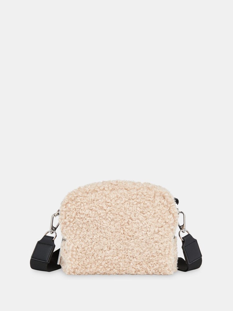 Whistles Bibi Borg Crossbody Nude Bag - Image 1 of 5 Whistles Bibi Borg Crossbody Nude Bag - Image 1 of 5