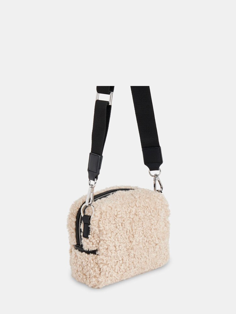 Whistles Bibi Borg Crossbody Nude Bag - Image 2 of 5 Whistles Bibi Borg Crossbody Nude Bag - Image 2 of 5
