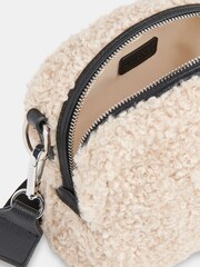 Whistles Bibi Borg Crossbody Nude Bag - Image 3 of 5
