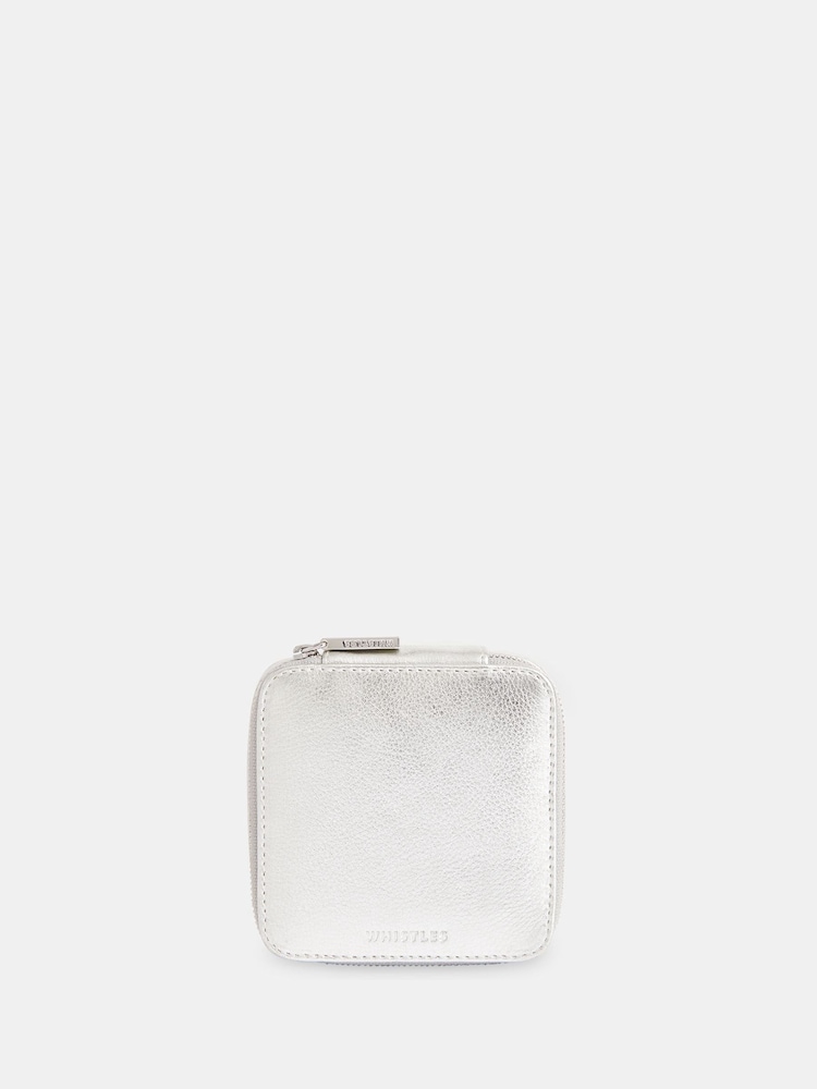 Whistles Silver Aelia Jewellery Box Purse - Image 1 of 3