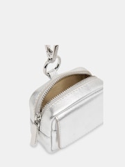 Whistles Silver Bibi Keyring Purse - Image 3 of 4