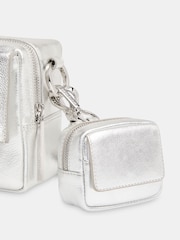 Whistles Silver Bibi Keyring Purse - Image 4 of 4