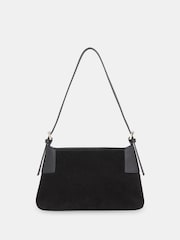 Whistles Paloma Small Suede Black Bag - Image 1 of 5