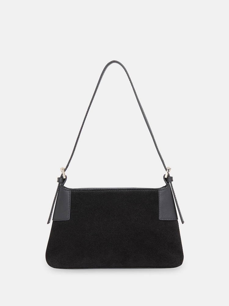 Whistles Paloma Small Suede Black Bag - Image 1 of 5