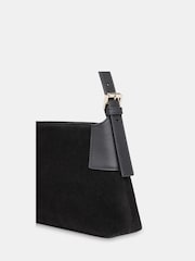 Whistles Paloma Small Suede Black Bag - Image 4 of 5