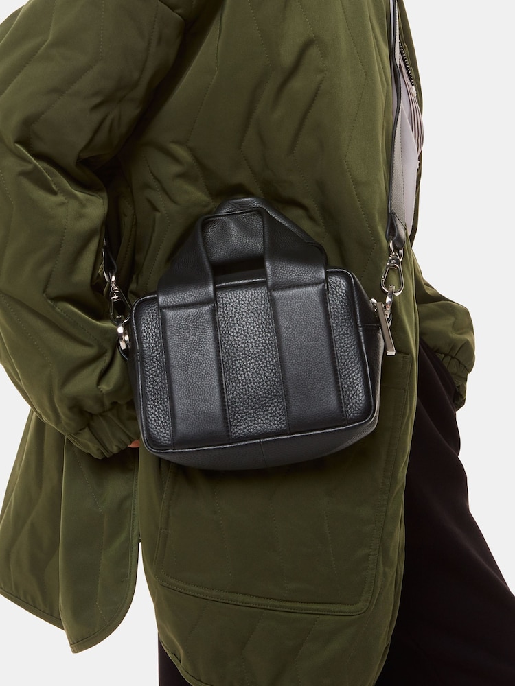 Whistles Monika Cross-Body Black Bag - Image 5 of 5