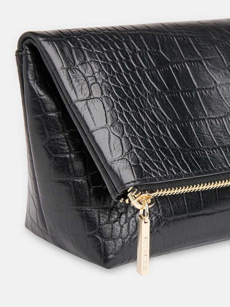 Whistles Cecilia Make Up Black Bag - Image 4 of 4